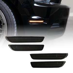 Ford Mustang LED Sidemarkers - FORM Lighting - Smoked - 2010